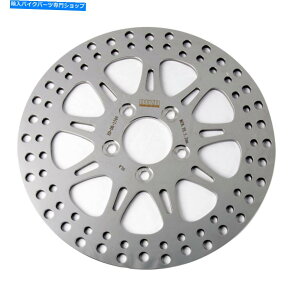 Brake Disc Rotors n[[FXDBXg[g{û߂̃]|bVAu[LfBXN06-17 Rezo Polished Rear Brake Disc for Harley FXDB Street Bob 06-17