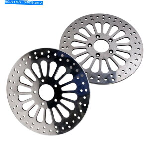 Brake Disc Rotors 2PCS 11.8 "_Cĩn[[_rbh\̃tgu[L[^[fBXN2007-17 M-RT-1100 2Pcs 11.8" Front Brake Rotor Disc for Harley-Davidson for Dyna 2007-17 M-RT-1100
