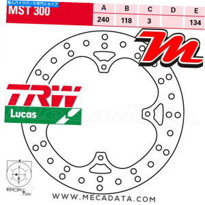 Brake Disc Rotors tgfBXNu[LTRW[JXMST 300z_XR 600 RiPE04j1992 Front Disc Brake TRW Lucas MST 300 Honda XR 600 R (PE04) 1992