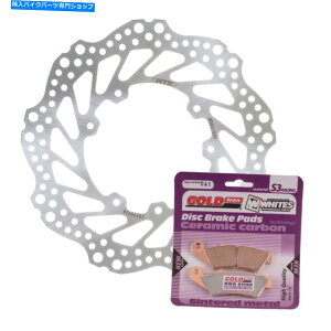Brake Disc Rotors �V����MTX�u���[�L���[�^�[���p�b�h�t�����g�L�b�g-Hon CRF250R 04-14 -WaveMDKF01002 New MTX BRAKE ROTOR & PAD FRONT KIT - HON CRF250R 04-14 - WAVE MDKF01002�y���s�A���i�z