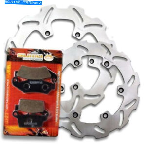 Brake Disc Rotors SY/SK/Y/K/Ef݂̂Suzuki DR-Z 400F+Ru[L[^[+pbh[2000-2009] F+R Brake Rotor+Pads for Suzuki DR-Z 400 only for SY/SK/Y/K/E models [2000-2009]