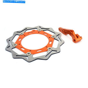 Brake Disc Rotors IWF̃uPbg270mmt[gtgu[LfBXN[^[SXS125 SX144 EXC200 Orange Bracket 270mm Floating Front Brake Disc Rotor For SXS125 SX144 EXC200