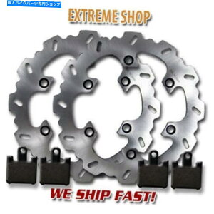 Brake Disc Rotors �X�Y�L�o�[�O�}���̃t�����g�u���[�L���[�^�[+�p�b�h�X�J�C�E�F�[�u250�i98-02�j400�i1999-2002�j Front Brake Rotor+Pads for Suzuki Burgman Skywave AN 250 (98-02) 400 (1999-2002)�y���s�A���i�z