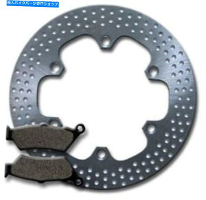 Brake Disc Rotors �z���_�t�����g�u���[�L�f�B�X�N���[�^�[ +�p�b�hFX 650 Vigor�i1999-2003�jSLR 650�i1997-1998�j Honda Front Brake Disc Rotor + Pads FX 650 Vigor (1999-2003) SLR 650 (1997-1998)�y���s�A���i�z