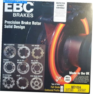 Brake Disc Rotors Honda CBR600�ACBR900/1000 Fireblade�AVTR1000 ...��EBC/MD1004�u���[�L�f�B�X�N�i�㕔�j... EBC/MD1004 Brake Disc (Rear) for Honda CBR600, CBR900/1000 FireBlade, VTR1000...�y���s�A���i�z