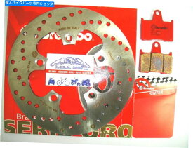 Brake Disc Rotors ブレーキディスクブレンボ +パッドリアスズキ1000 GSX R年2001 2002 744 Brake Disc Brembo + Pads Rear Suzuki 1000 GSX R Year 2001 2002 744