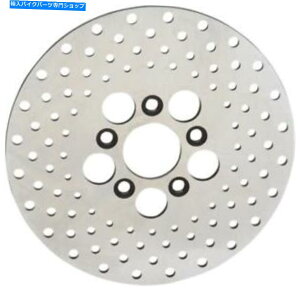 Brake Disc Rotors DSステンレスドリルフロントブレーキローターハーレーデビッドソンエレクトラグライド1972-1984 DS Stainless Drilled Front Brake Rotor Harley Davidson Electra Glide 1972-1984