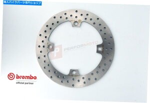 Brake Disc Rotors u{Au[LfBXNklv1000 a1-a2 04-05̂߂̃ZG Brembo Rear Brake Disc Serie Oro for Kawasaki KLV1000 A1-A2 04-05