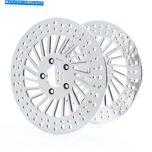 Brake Disc Rotors 11.8 "n[[c[O[hLO2008-2022ɓKtgEEu[L[^[tBbg 11.8" Front Left Right Brake Rotor Fit For Harley Touring Road King 2008-2022
