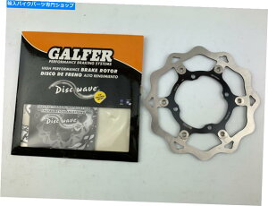Brake Disc Rotors Galfer Brakes -DF182FLW -KX / KDX / RMZ�p�̕W���E�F�[�u�t�����g�u���[�L���[�^�[ Galfer Brakes - DF182FLW - Standard Wave Front Brake Rotor for KX / KDX / RMZ�y���s�A���i�z