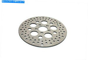 Brake Disc Rotors 11-1/2 "VcCɂn[[frbh\̂߂̃htgu[LfBXN 11-1/2" Drilled Front Brake Disc for Harley Davidson by V-Twin