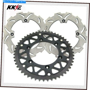 Brake Disc Rotors XYLRMZ250 RMZ450 2022p50TXvPbgLbgtKKEtgAfBXN[^[ KKE Front & Rear Disc Rotors with 50T Sprocket Kit For SUZUKI RMZ250 RMZ450 2022