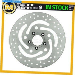 Brake Disc Rotors Harley FXSTC 1584 Custom 96 2007 2008 2009�̂��߂ɍ��ɍ���MetalGear�u���[�L�f�B�X�N�t�����g MetalGear Brake Disc Front Left for HARLEY FXSTC 1584 Custom 96 2007 2008 2009�y���s�A���i�z