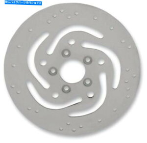 Brake Disc Rotors �h���b�O�X�y�V�����e�B�X�e�����X�|�h�����u���[�L���[�^�[���A11.5 ��174476 Drag Specialties Stainless Steel Drilled Brake Rotor Rear 11.5 #174476