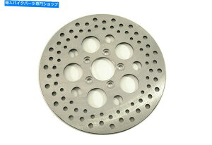 Brake Disc Rotors 11-1/2 "vcCɂn[[frbh\p̃hhAu[LfBXN 11-1/2" Drilled Rear Brake Disc for Harley Davidson by V-Twin