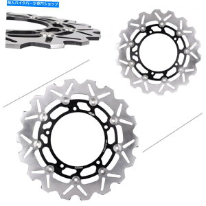 Brake Disc Rotors ���}�nYZF R3/R25 320 2015-16 XSR900 850 2016�u���b�N�p�t�����g�u���[�L�f�B�X�N���[�^�[ Front Brake Disc Rotor FOR Yamaha YZF R3/R25 320 2015-16 XSR900 850 2016 Black�y���s�A���i�z