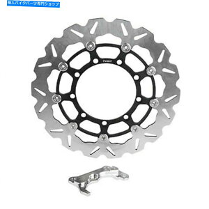 Brake Disc Rotors Tuskt[eBO䕗FRNTu[L[^[LbgA270mmACR125R/CR250R 04-2007 Tusk Oversized Floating Typhoon Frnt Brake Rotor Kit,270mm,CR125R/CR250R 04-2007