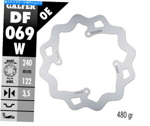 Brake Disc Rotors \bhEF[uu[L[^[Kt@[DF069WAfBXN̂قƂǂ02-18z_CRS Solid Wave Brake Rotor Galfer DF069W Rear Disc On Most 02-18 Honda CRs