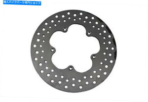Brake Disc Rotors fXeXX`[tgu[LfBXNn[[̃N[o[[tX^C1974-1977 Dura Stainless Steel Front Brake Disc Clover Leaf Style for Harley 1974 - 1977