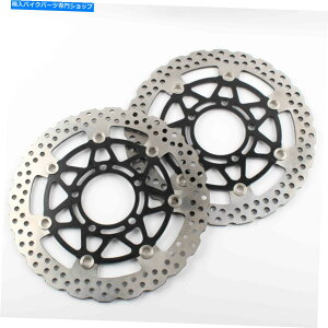 Brake Disc Rotors JTLjWZX-10R 2004/05/06/07ubNp̃I[goCtgu[L[^[ Motorcycle Front Brake Rotor For KAWASAKI NINJA ZX-10R 2004/05/06/07 Black