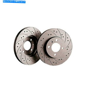 Brake Disc Rotors m[EK̂߂̃ubN_ChRrAu[LfBXNMK2 RS 225 Black Diamond Combi Rear Brake Discs For Renault Megane Mk2 RS 225