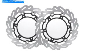 Brake Disc Rotors }nXV1900A~bhiCgX^[tgu[LfBXN[^[Zbg Yamaha XV1900A Midnight Star Front Brake Disc Rotor Set