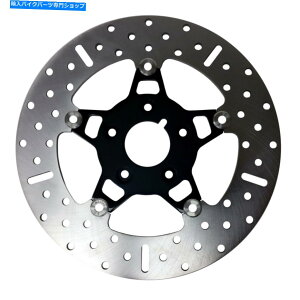 Brake Disc Rotors 5�{�^���u���b�N�L�����A�t���[�e�B���O�u���[�L���[�^�[EBC FSD009BLK�n�[���[�f�r�b�h�\�� 5-Button Black Carrier Floating Brake Rotor EBC FSD009BLK Harley Davidson