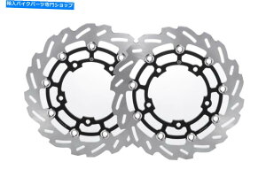 Brake Disc Rotors XYLGSR400 06-08tgu[LfBXN[^[Zbgg^Cv Suzuki GSR400 06-08 Front Brake Disc Rotor Set Wave Type