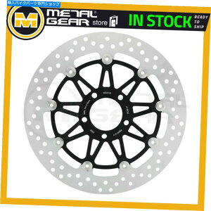 Brake Disc Rotors �X�Y�L�E�e���r200�E���t1992�̂��߂ɍ��Ƀu���[�L�f�B�X�N���[�^�[�t�����g Brake Disc Rotor Front Left for SUZUKI TV 200 Wolf 1992
