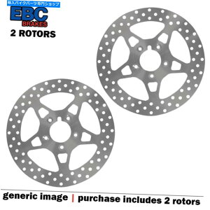 Brake Disc Rotors EBC SuperCross Contour Brake Disc Rotors MD6124Ci2[^[-Bundlej EBC Supercross Contour Brake Disc Rotors MD6124C (2 Rotors - Bundle)