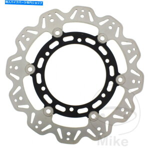 Brake Disc Rotors EBC�t�����g�u���[�L�f�B�X�NVEE���[�^�[�u���b�N���}�nTDM 900 2008 EBC Front Brake Disc Vee Rotor Black Yamaha TDM 900 2008�y���s�A���i�z