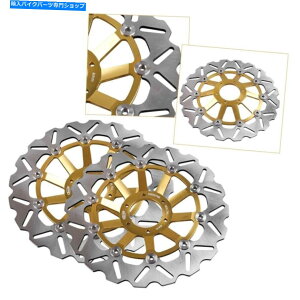 Brake Disc Rotors tgu[LfBXN[^[S[htBbgz_CB400 4/SB/X[p[4 CB600z[lbgCO Front Brake Disc Rotors Gold Fit Honda CB400 FOUR/SB/SUPER FOUR CB600 HORNET co
