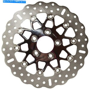 Brake Disc Rotors EBC�J�X�^���u���b�N�i���[�o���h10�{�^���R���^�[�t���[�e�B���O�t�����g�u���[�L�AFSD025CBLK EBC Custom Black Narrow Band 10-Button Contour Floating Front Brake,FSD025CBLK�y���s�A���i�z
