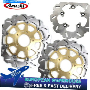 Brake Disc Rotors �A���V�t�����g���A�u���[�L���[�^�[�t�B�b�g�X�Y�LGSX-R 1000 GSXR1000 2003 2004 K3 K4 Arashi Front Rear Brake Rotors Fit Suzuki GSX-R 1000 GSXR1000 2003 2004 K3 K4�y���s�A���i�z