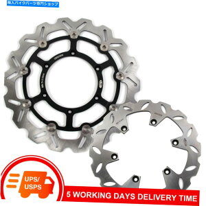 Brake Disc Rotors �X�Y�LDRZ400SM 2005-2020 2019 2018 DRZ -400SM BWH�p�̃t�����g���A�u���[�L���[�^�[ Front Rear Brake Rotors For Suzuki DRZ400SM 2005 - 2020 2019 2018 DRZ-400SM BWH�y���s�A���i�z