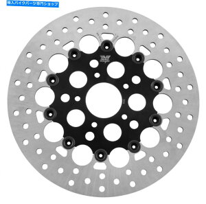 Brake Disc Rotors �c�C���p���[11.5���̃t���[�e�B���O�A�n�[���[�f�C�r�b�h�\����1441RB�p�̍������[�^�[ Twin Power 11.5 Floating w/ Holes, Black Rotors For Harley Davidson's 1441RB�y���s�A���i�z