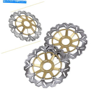 Brake Disc Rotors 2PCStgu[LfBXN[^[R+LtBbgz_CBR1100XX 1997-1998 CBR 1100XXS[h 2pcs Front Brake Disc Rotors R+L Fit Honda CBR1100XX 1997-1998 CBR 1100XX Gold