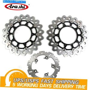 Brake Disc Rotors }nYZF R1 / YZF R1M 2015-2020 2016 2017 BK US̃tgAu[L[^[ Front Rear Brake Rotors For Yamaha YZF R1 / YZF R1M 2015 - 2020 2016 2017 BK US