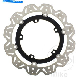 Brake Disc Rotors EBC�t�����g�u���[�L�f�B�X�NVee���[�^�[�u���b�N�g���C�A���t�X�s�[�h�g���v��1050 EFI 2010 EBC Front Brake Disc Vee Rotor Black Triumph Speed Triple 1050 EFI 2010�y���s�A���i�z