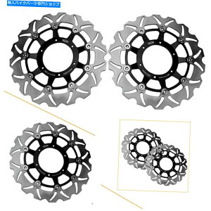 Brake Disc Rotors 2PCS�z���_CBR-600 RR F4I 2001-2006�̃t�����g�u���[�L�f�B�X�N���[�^�[05 04�I�[�g�o�C 2PCS Front Brake Disc Rotor For Honda CBR-600 RR F4i 2001-2006 05 04 Motorcycle�y���s�A���i�z