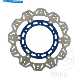 Brake Disc Rotors EBC�t�����g�u���[�L�f�B�X�NVEE���[�^�[�u���[���}�nYZF-R6 600 N 1999 EBC Front Brake Disc Vee Rotor Blue Yamaha YZF-R6 600 N 1999�y���s�A���i�z
