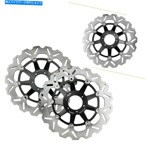 Brake Disc Rotors �t�����g�u���[�L�f�B�X�N���[�^�[�p�b�h�X�`�[���t�B�b�gHonda X1100 Eleven 2000-2003��CB1300 2001-02 Front Brake Disc Rotor Pad Steel Fit Honda X1100 ELEVEN 2000-2003&CB1300 2001-02