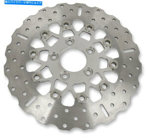 Brake Disc Rotors rbOcCfpEBCu[L[^[10{^̃oh֊sRSD018C EBC Brake Rotors for Big Twin Models 10-Button Rear-Wide Band Contoured RSD018C