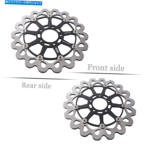 Brake Disc Rotors XYLGSXR600 750 97-03GSXR1300 Hayabusa 99-072xtgu[LfBXN[^[ 2x Front Brake Disc Rotor for Suzuki GSXR600 750 97-03 & GSXR1300 Hayabusa 99-07