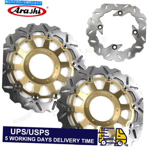 Brake Disc Rotors Honda CBR954RR 2002 2003 CBR929RR 2000 2001��Arashi�t�����g���A�u���[�L���[�^�[ Arashi Front Rear Brake Rotors For Honda CBR954RR 2002 2003 CBR929RR 2000 2001�y���s�A���i�z