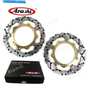 Brake Disc Rotors }nXP T-Max 560 ABS 2020S[hp̐󐣃[^[TCNtgu[LfBXN[^[ Arashi Motorcycle Front Brake Disc Rotors For Yamaha XP T-MAX 560 ABS 2020 Gold