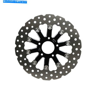 Brake Disc Rotors 11.5 "2000-2005 DYNAASoftailAElectra GlideAFLHXp̃ubNt[eBOu[L[^[ 11.5"Black Floating Brake Rotor for 2000-2005 DYNA,Softail,ELECTRA GLIDE,FLHX