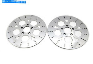 Brake Disc Rotors 11.5 "5X|[NfAfBXNu[L[^[ZbgyAn[[c[OChOCh_CiFXR 11.5" 5-Spoke Dual Disc Brake Rotor Set Pair Harley Touring Wide Glide Dyna FXR