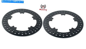 Brake Disc Rotors �V����11.8 V-Rod Street Night Rod vrscr vrscdx�p�̃u���b�N�t�����g�u���[�L�f�B�X�N���[�^�[ New 11.8 Black Front Brake Disc Rotors For V-Rod Street Night Rod VRSCR VRSCDX�y���s�A���i�z