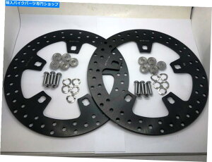 Brake Disc Rotors 11.8ubNtgu[L[^[fBXNZbgn[[GNgOCh[hOChFlhxs 11.8 Black Front Brake Rotors Discs SET Harley Electra Glide Road Glide FLHXS